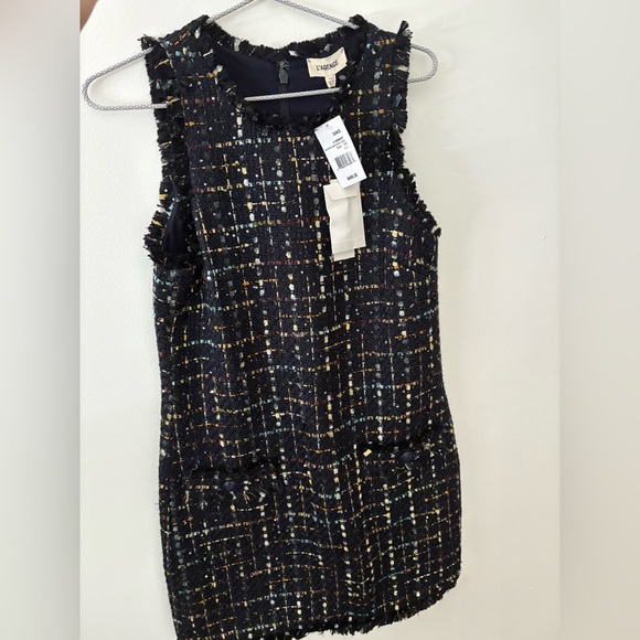 L'AGENCE Black Tweed Dress - Picture 1 of 4